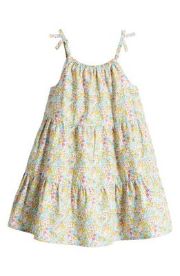 Janie and Jack x Liberty London Kids' Poppy Daisy Tiered Sundress in Poppy Daisy Multi