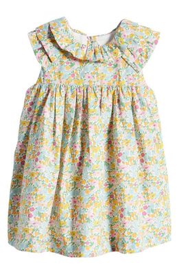 Janie and Jack x Liberty London Poppy Daisy Ruffle Cotton Dress in Poppy Daisy Multi