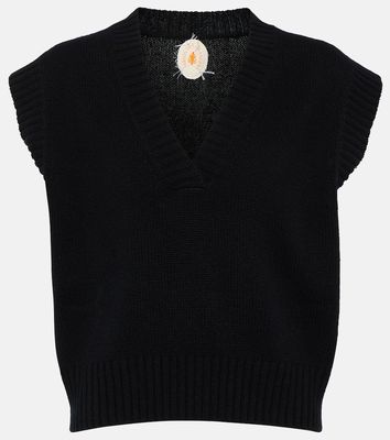 Jardin des Orangers Cropped cashmere sweater vest