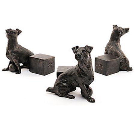 Jardinopia Potty Feet Jack Russell Terrier S/3 Planter Feet