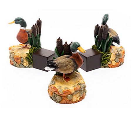 Jardinopia Potty Feet Mallard Duck S/3 Planter Feet