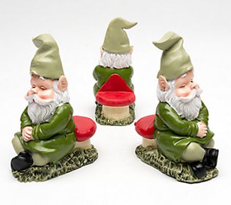 Jardinopia Potty Feet Sleeping Gnome S/3 Plante r Feet