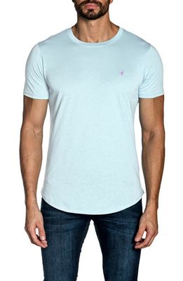 Jared Lang Peruvian Cotton Crewneck T-Shirt in Mint