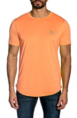 Jared Lang Short Sleeve Cotton T-Shirt in Sorbet
