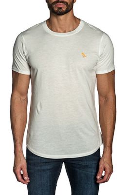 Jared Lang Short Sleeve Cotton T-Shirt in White