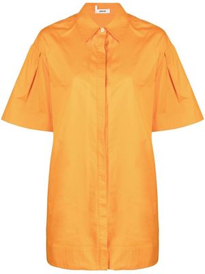 Jason Wu balloon-sleeved shirt dress - Orange