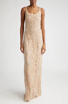 Jason Wu Collection Beaded Gown in Silver