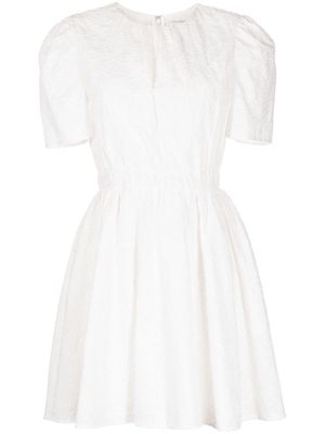 Jason Wu eyelet-detail cotton dress - White