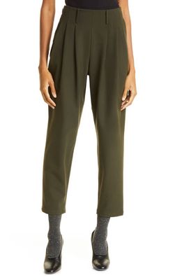 JASON WU Pleated Ankle Trousers in Deep Rosemary