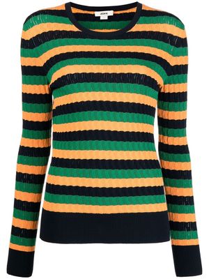 Jason Wu striped knitted top - Multicolour