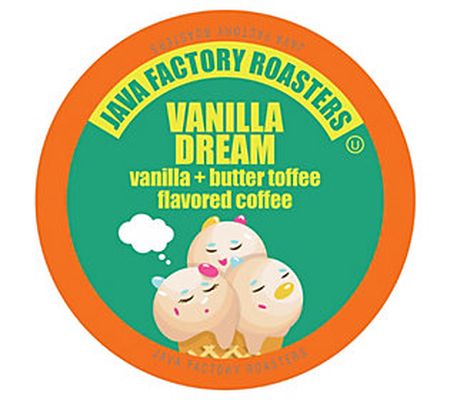 Java Factory 40-Count Vanilla Dream Flavored Co ffee Pods