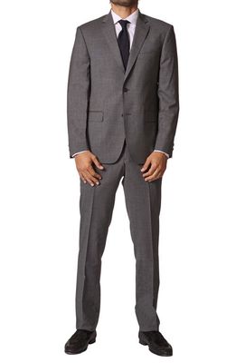 JB Britches Sartorial Stretch Wool Suit in Grey