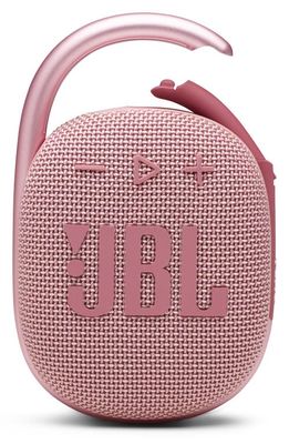 JBL Clip 4 Waterproof Bluetooth Speaker in Pink