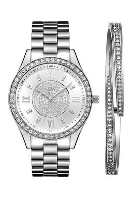 JBW Mondrian Diamond Bracelet Watch & Bangle Set