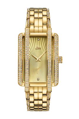 JBW Women's Mink 18K Gold Plated Stainless Steel Diamond Watch
