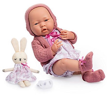 JC Toys La Newborn ROYAL Collection 15" Real Gi rl Baby Doll