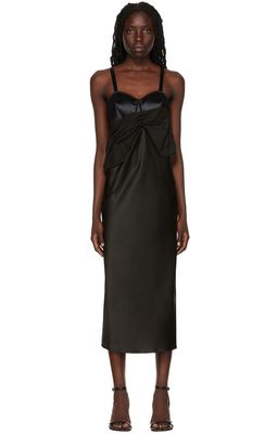 Jean Paul Gaultier Black 'The Lingerie' Midi Dress