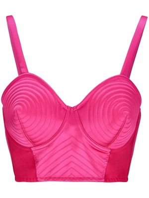 Jean Paul Gaultier conical bra crop top - Pink