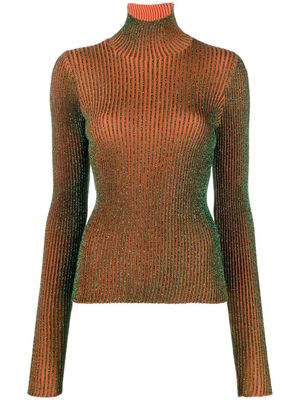 Jean Paul Gaultier Cyber knit top - Orange