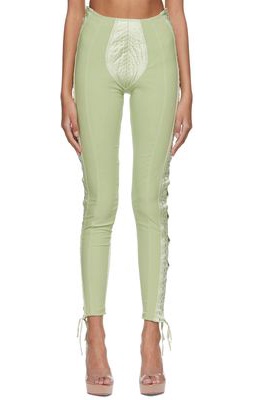 Jean Paul Gaultier Green 'The Iconic' Leggings