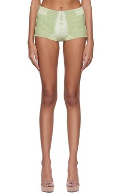 Jean Paul Gaultier Green 'The Iconic Shorty' Shorts