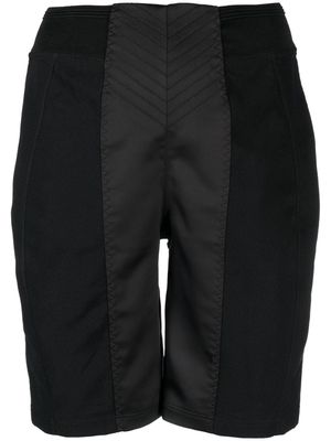 Jean Paul Gaultier high-waisted shorts - Black