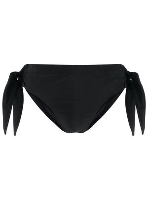 Jean Paul Gaultier low-rise side-tie swim trunks - Black