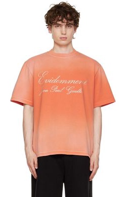 Jean Paul Gaultier Orange 'Évidemment' T-Shirt