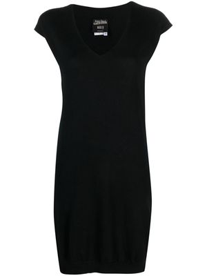 Jean Paul Gaultier Pre-Owned 2000s contrast-panel sleeveless knitted dress - Black