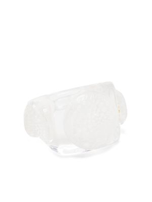 Jean Paul Gaultier The Ice Cube ring - White
