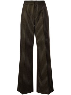 Jean Paul Gaultier The Thong striped trousers - Brown