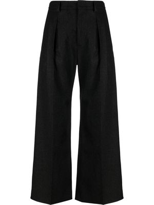Jean Paul Gaultier wide-leg tailored trousers - Black