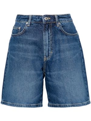 Jeanerica high-rise denim shorts - Blue