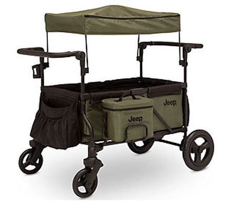 Jeep Deluxe Wrangler Wagon Stroller with Cooler Bag