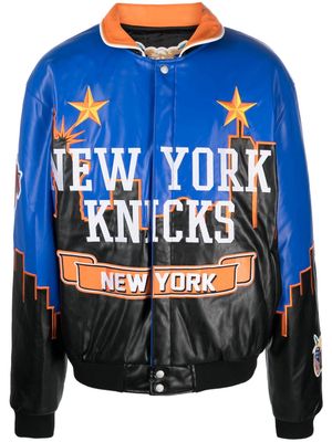 Jeff Hamilton New York Nicks Skyline zip-up jacket - Blue