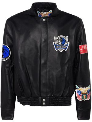 Jeff Hamilton x Dallas Mavericks leather jacket - Black