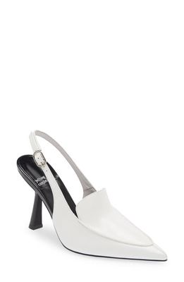 Jeffrey Campbell Acclaimed Pointed Toe Pump in White Box