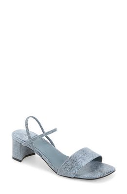 Jeffrey Campbell Adapt Slingback Sandal in Blue Lizard