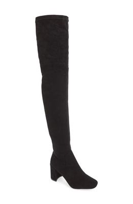 Jeffrey Campbell 'Cienega' Over the Knee Boot in Black Suede