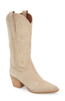 Jeffrey Campbell Dagget Western Boot in Sand Suede