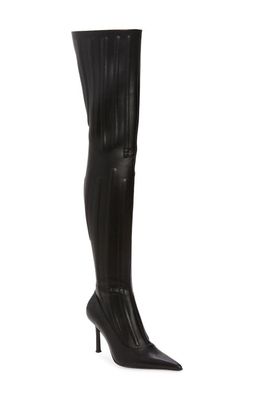 Jeffrey Campbell Jeepers Over the Knee Stiletto Boot in Black