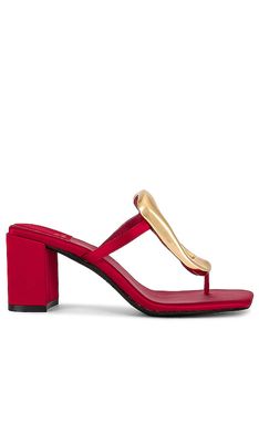 Jeffrey Campbell Linq-Mh Sandal in Red