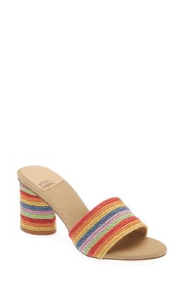 Jeffrey Campbell Pinarella Rainbow Jute Sandal in Colorful Jute