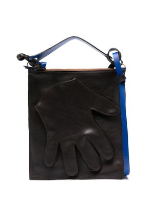 Jejia Fairy Hand leather crossbody bag - Blue