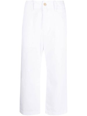 Jejia high-waist cropped trousers - White