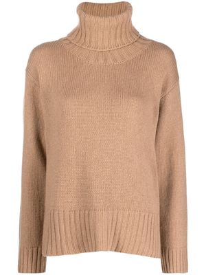 Jejia roll-neck ribbed-knit jumper - Neutrals