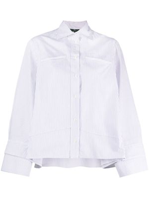 Jejia striped cotton shirt - White
