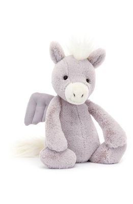 Jellycat Bashful Pegasus Stuffed Animal in Gray