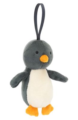 Jellycat Festive Folly Penguin Plush Ornament in Multi