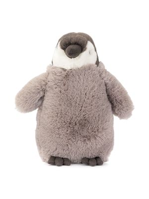 Jellycat fluffy penguin soft toy - Grey